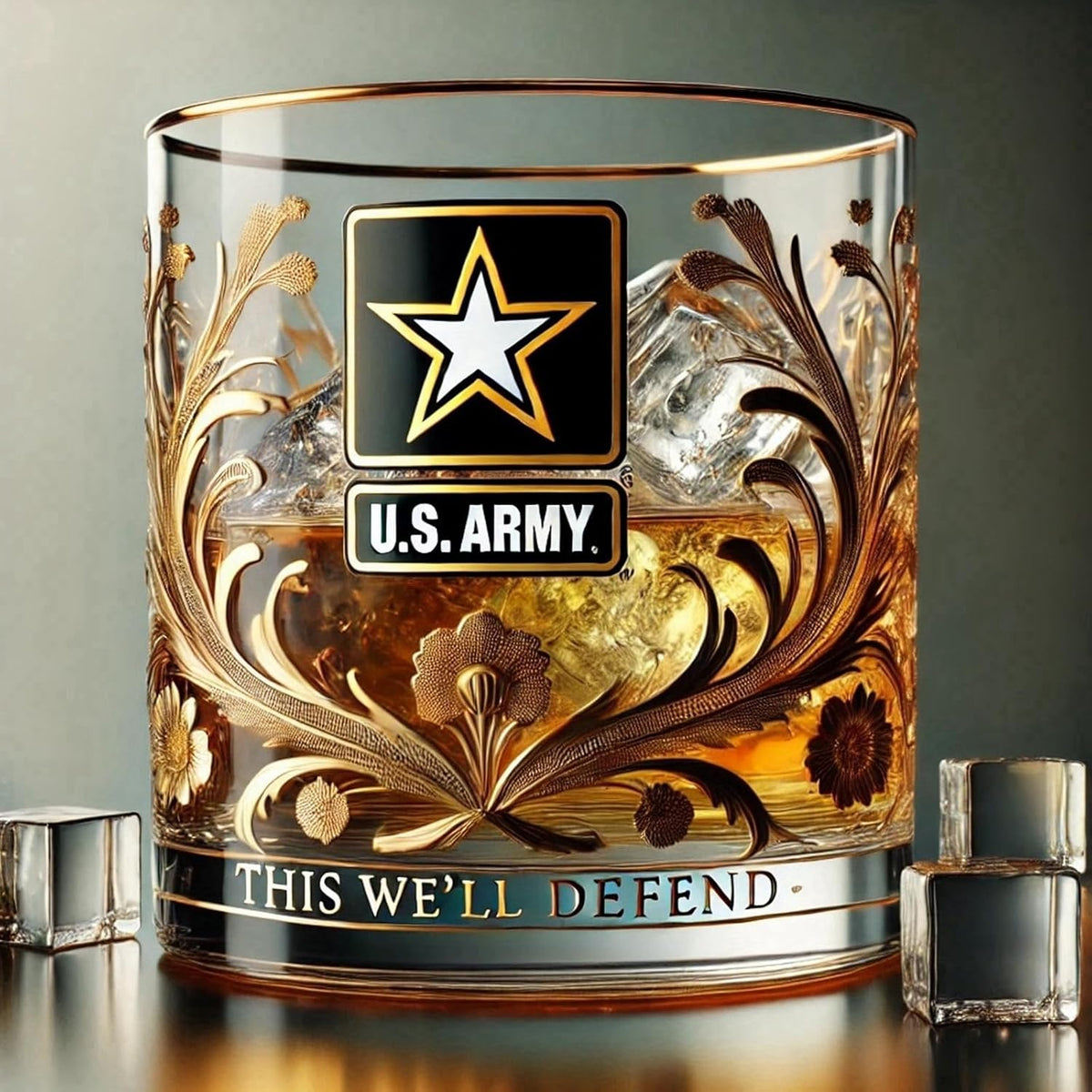 Rimoby Veteran Tribute Glass